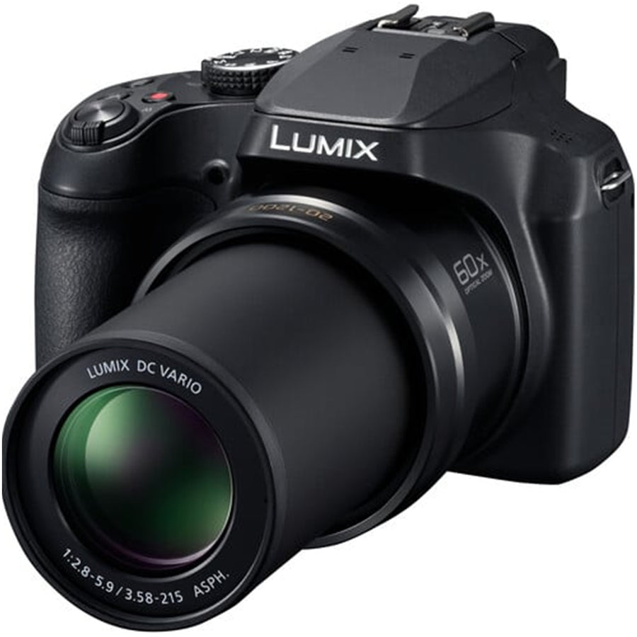 Panasonic Lumix FZ80D Digital Camera 18.1MP 60x Zoom 4K Photo with 20mm Wide-Angle Lens