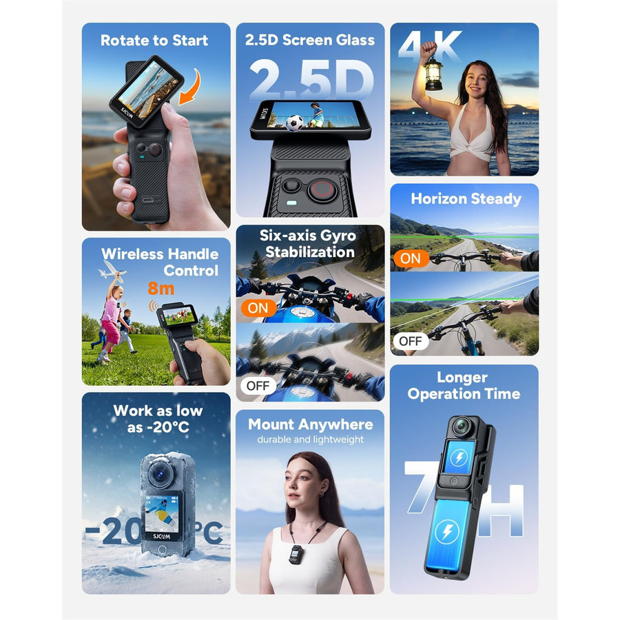 SJCAM C400 3-in-1 Handheld Action Camera Creator Combo