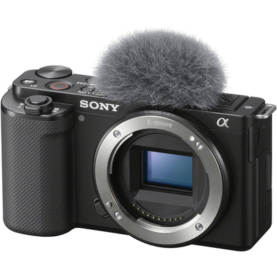 ZVE10B - Sony Alpha ZVE10 24.2MP APS-C M/less Cam E Mount Body Only Black
