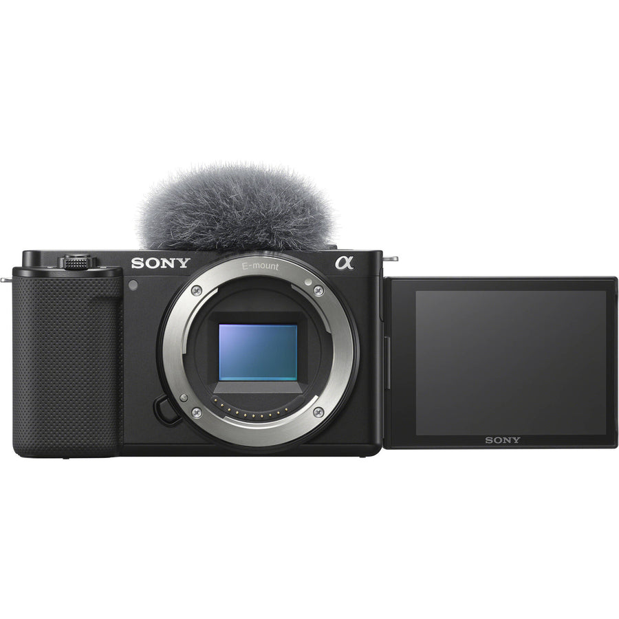 ZVE10B - Sony Alpha ZVE10 24.2MP APS-C M/less Cam E Mount Body Only Black
