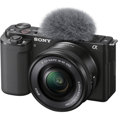 ZVE10KB - Sony Alpha ZVE10 24.2MP APS-C M/less Cam E Mount w/16-50 II Black