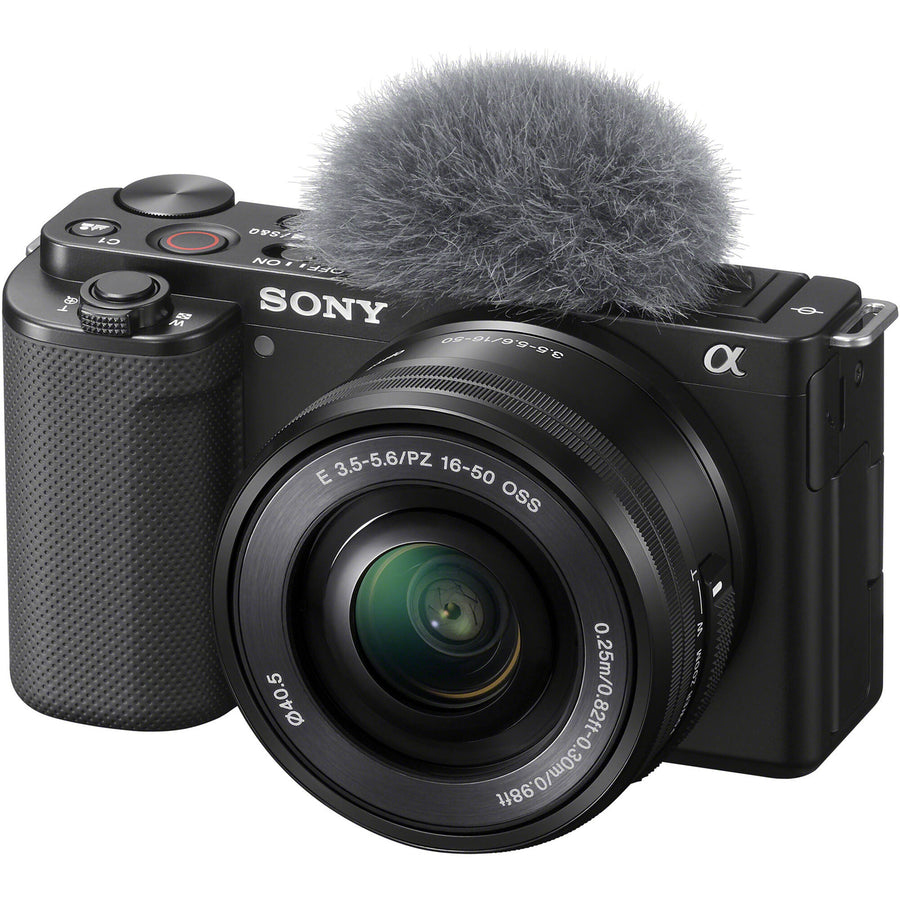 ZVE10KB - Sony Alpha ZVE10 24.2MP APS-C M/less Cam E Mount w/16-50 II Black