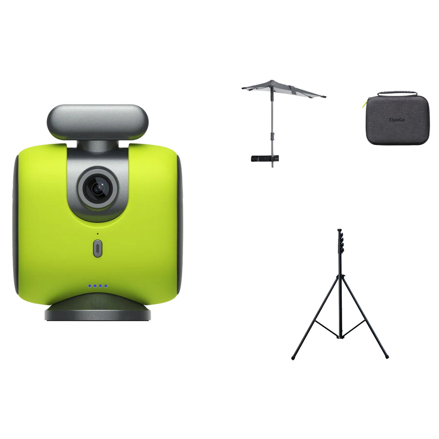 XbotGo  Chameleon Elite Field Bundle AI Auto Sports Action Camera - (Lemon Green)