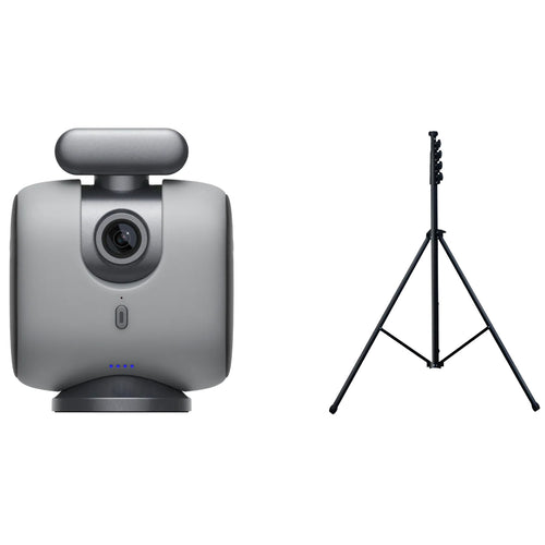 XbotGo Chameleon Essential Bundle AI Auto Sports Action Camera With NT4 Tripod - (Lava Graphite) 4K 60FPS Soccer Camera and Basketball Tracking Camera for Team Sports, Live Streaming, No Subscription, Works with iOS & Android.