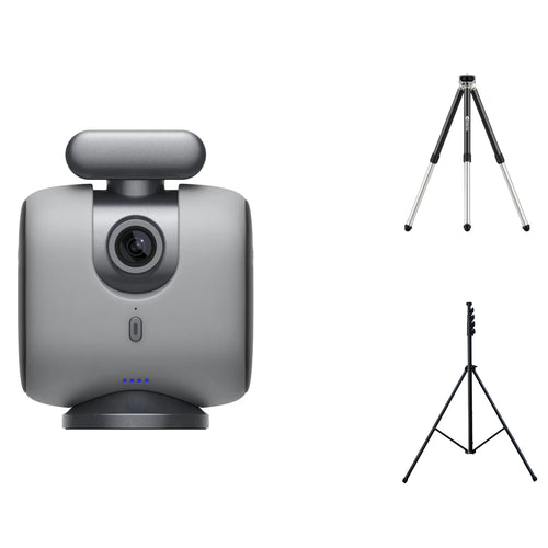 XbotGo  Chameleon Elite Bundle AI Auto Sports Action Camera With NT1 and NT4 Tripod - (Lava Graphite)