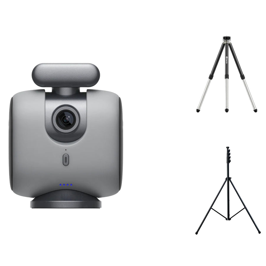 XbotGo  Chameleon Elite Bundle AI Auto Sports Action Camera With NT1 and NT4 Tripod - (Lava Graphite)