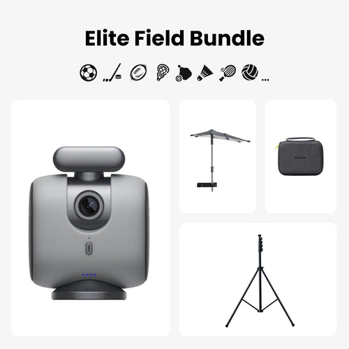XbotGo  Chameleon Elite Field Bundle AI Auto Sports Action Camera - (Lava Graphite)