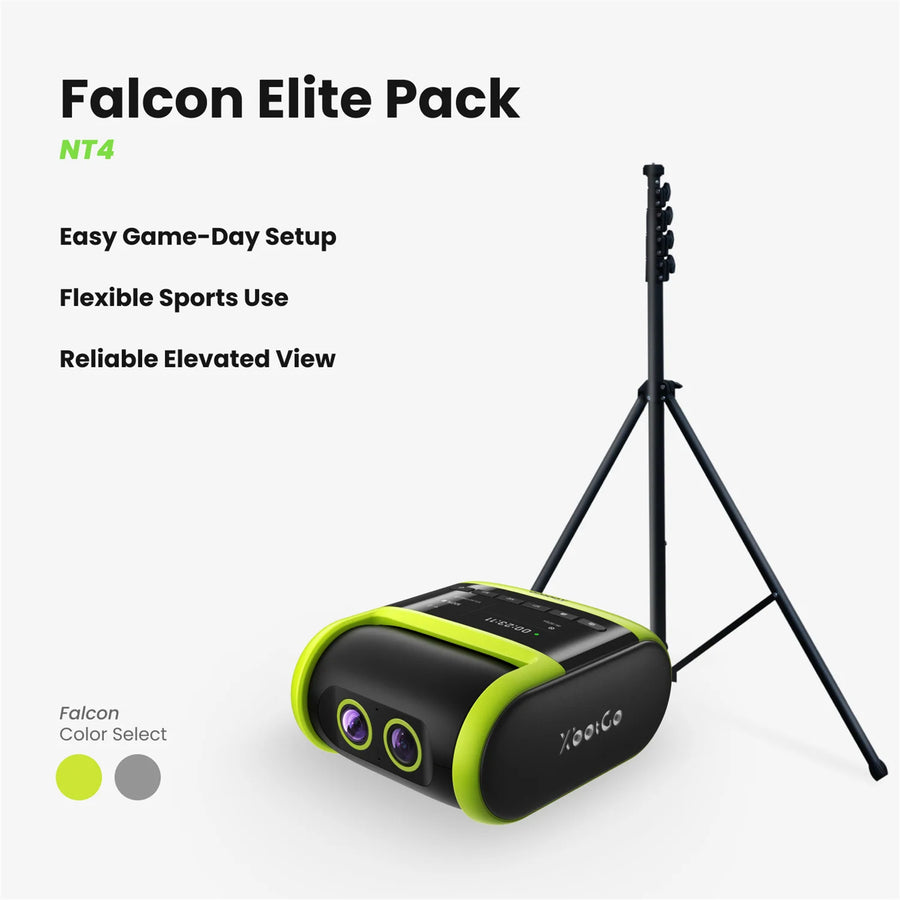 XbotGo  Falcon Elite Pack All-in-One AI Action Camera With NT4 Tripod - (Edge Green)