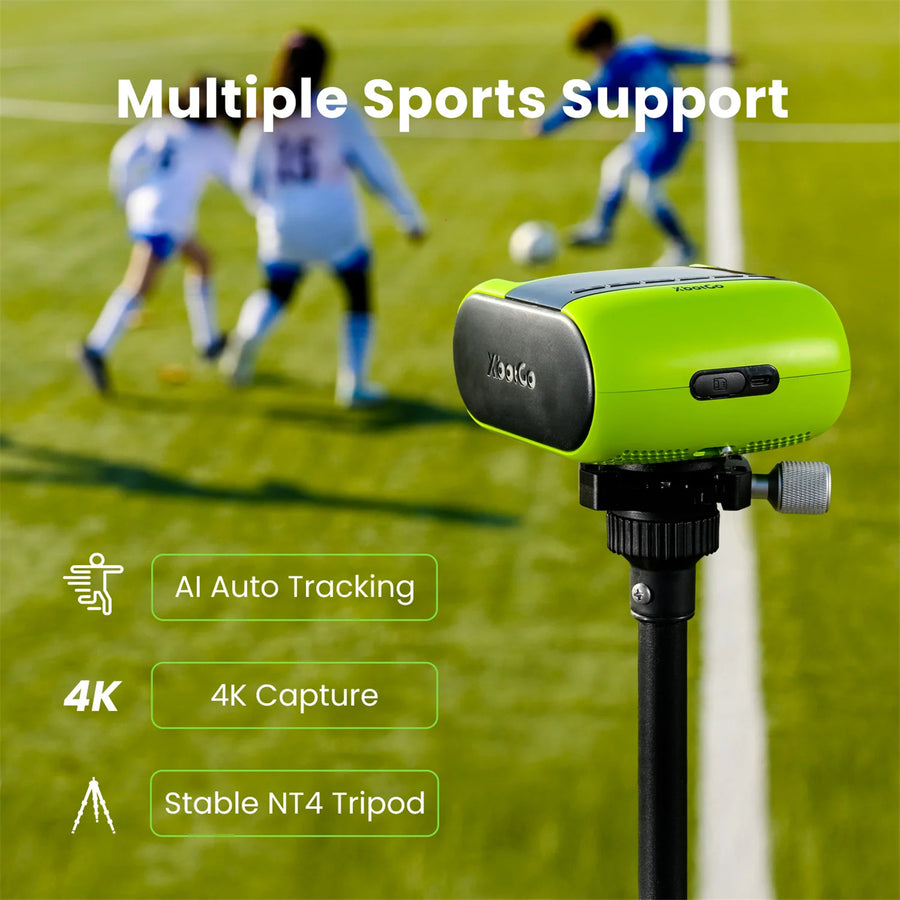 XbotGo  Falcon Elite Pack All-in-One AI Action Camera With NT4 Tripod - (Edge Green)