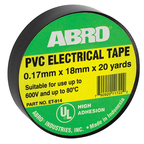 ELECTRICAL TAPE ABRO 12X18X 20 YDS