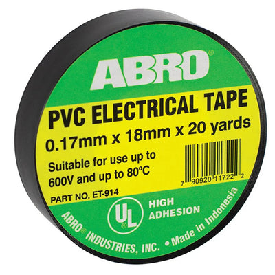 ELECTRICAL TAPE ABRO 12X18X 20 YDS