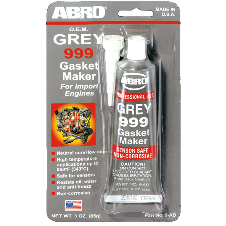 AB9-AB - RTV SILICONE ABRO GREY 85G