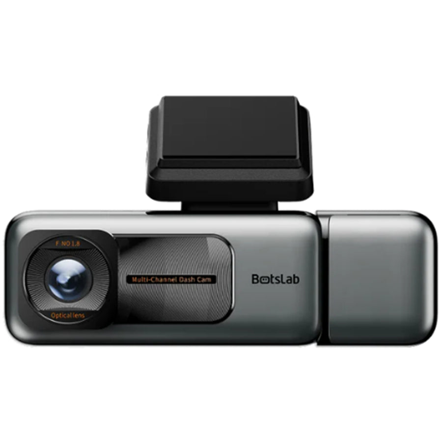 BOTSLAB  G980H 3 Channel Dash Cam, 4K Front and 1080P Rear/ Inside,