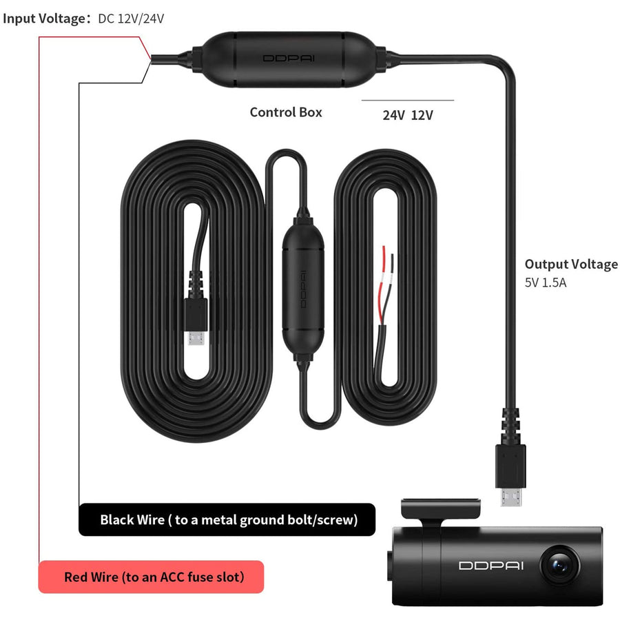 DDPai Official Hardwire Kit for DDPai Mini Pro Only