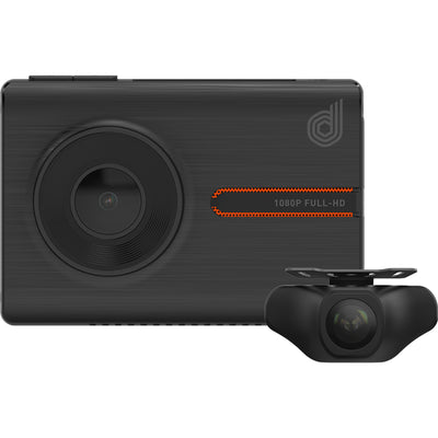 Dashmate DSH-1052 Full HD Dual Channel Dash Camera with 3.0 OLED Touch Screen, GPS & WIFI