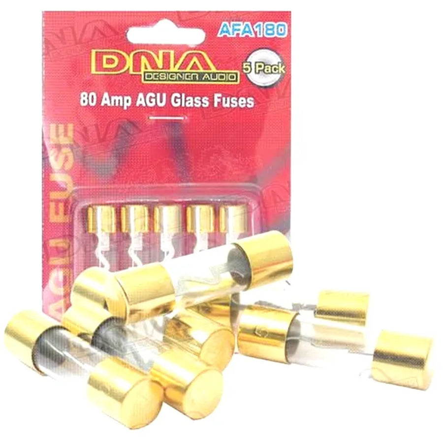 DNA AFA180 - AGU-SICHERUNGEN 80 AMP GOLD (5 STÜCK)