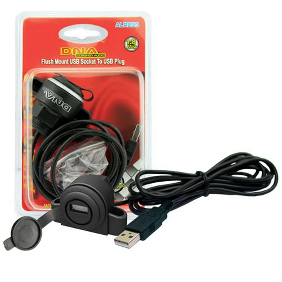 DNA ALR233 - USB EXTENSION FLUSH / SURFACE MOUNT SOCKET TO PLUG