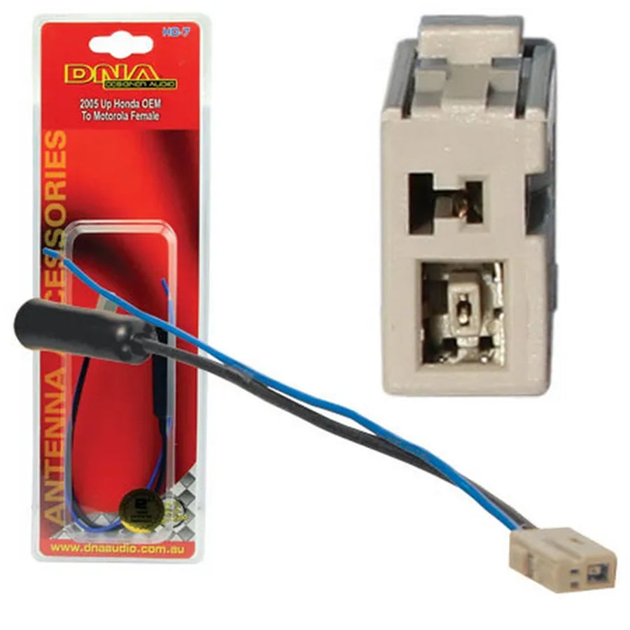 DNA HO-7 - AERIAL ADAPTER STANDARD SOCKET TO HONDA (SQUARE CONNECTOR)