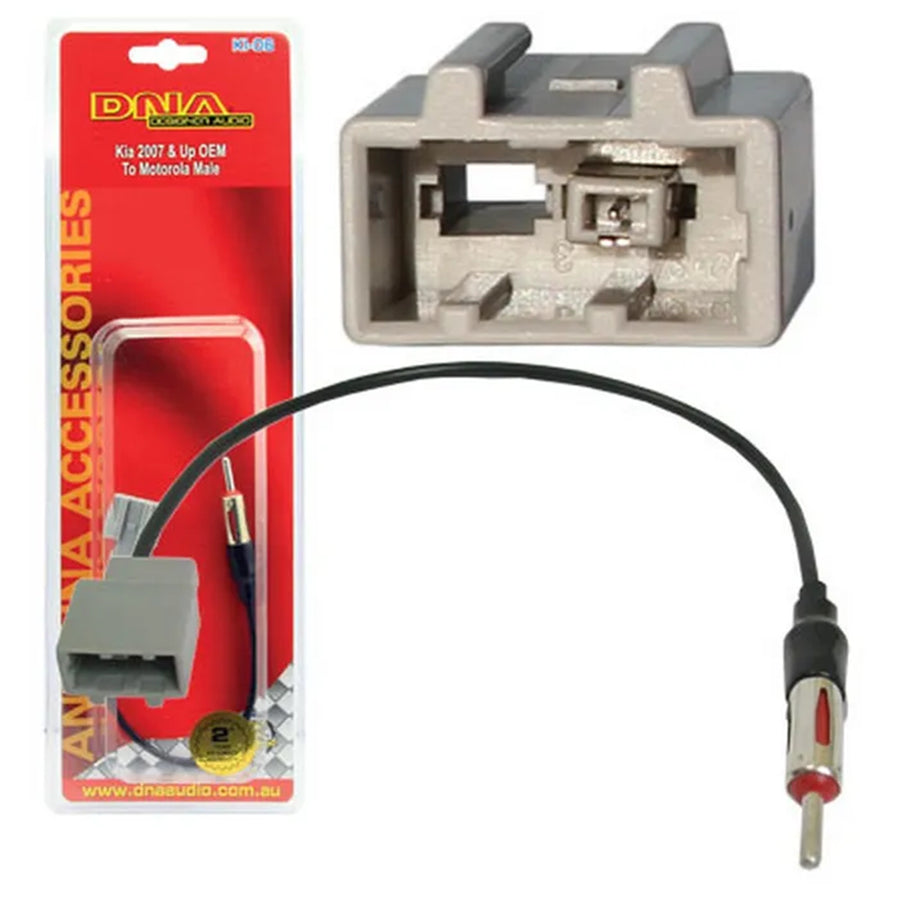 DNA KI-06 - ANTENNENADAPTER KIA AUF STANDARDSTECKER (RECHTECKIGER STECKER)