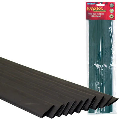 DNA WAH214 - SCHRUMPFSCHLAUCH 14MM SCHWARZ (10 STÜCK)