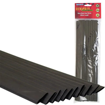 DNA WAH216 - SCHRUMPFSCHLAUCH 16MM SCHWARZ (10 STÜCK)