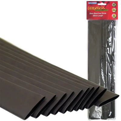 DNA WAH225 - SCHRUMPFschlauch 25MM SCHWARZ (10er-PACK)