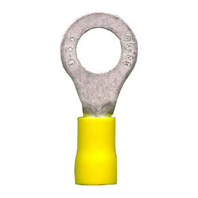 DNA WCI141 - YELLOW RING CRIMP TERMINALS 8.4MM - PACK OF 100