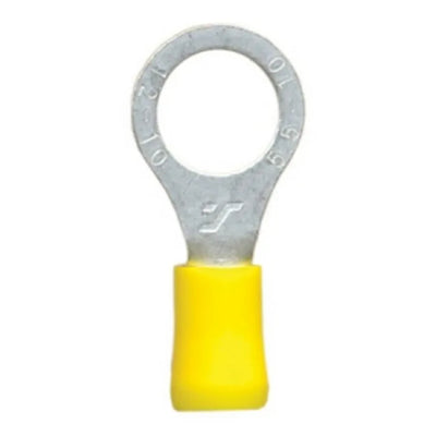DNA WCI142 - YELLOW RING CRIMP TERMINALS 10.5MM - PACK OF 100