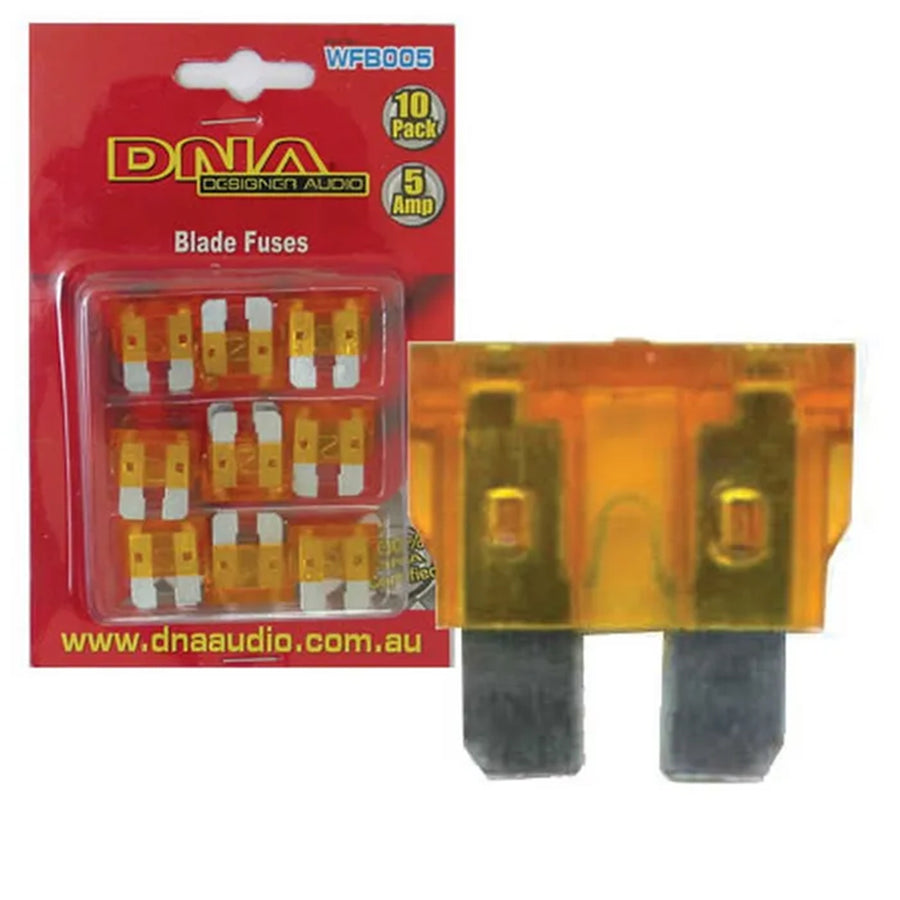 DNA WFB005 - BLASE FUSES STANDARD 5 AMP FUSE ATO (10 PACK)
