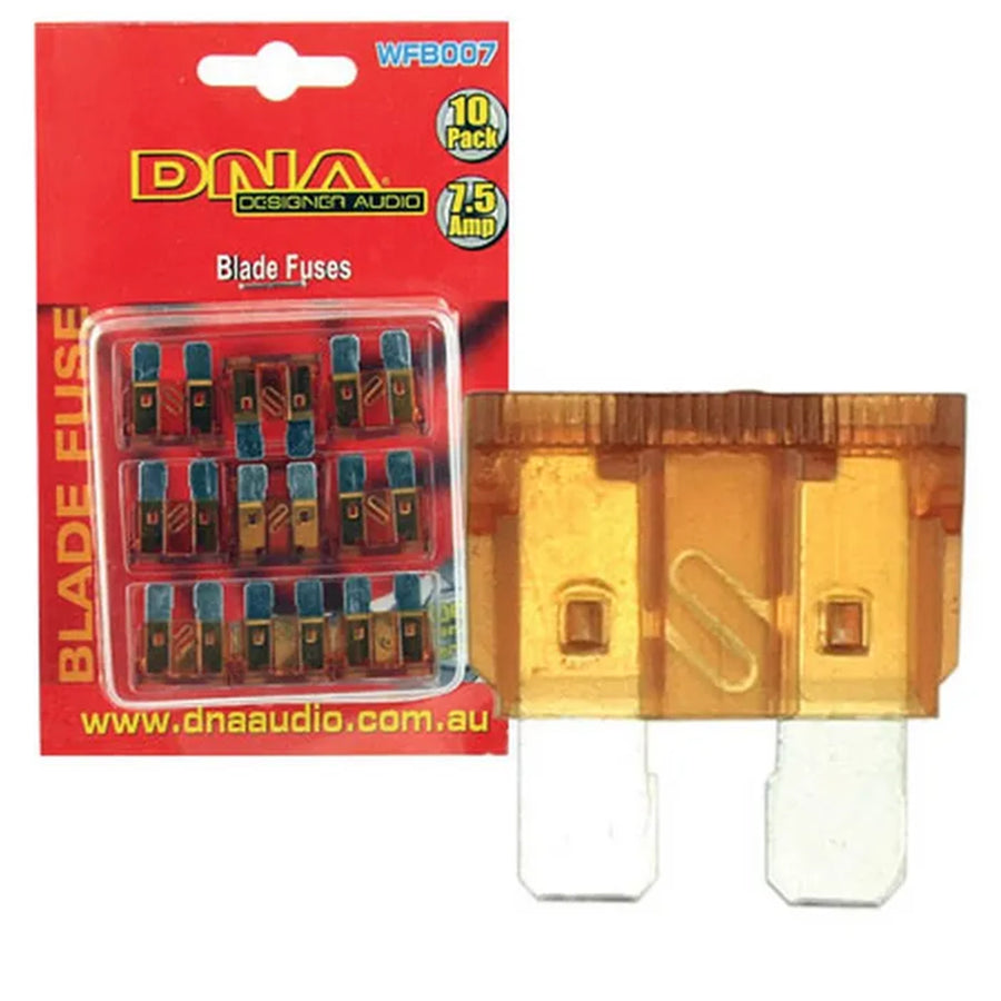 DNA WFB007 - FLachsicherung STANDARD 7.5 AMP Sicherung ATO (10er-Pack)