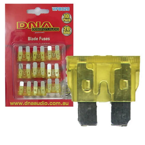 DNA WFB020 - BLADE FUSES STANDARD 20 AMP FUSE ATO (10 PACK)
