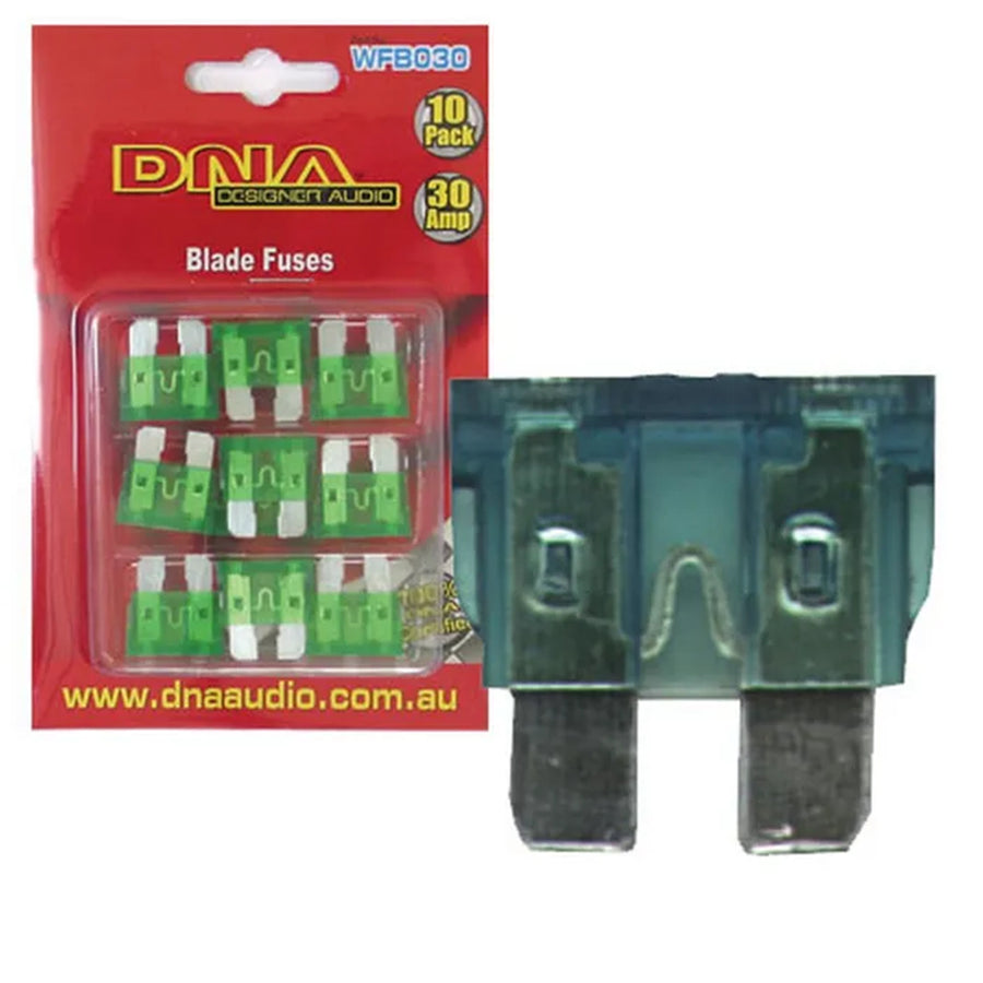 DNA WFB030 - BLADE FUSES STANDARD 30 AMP FUSE ATO (10 PACK)