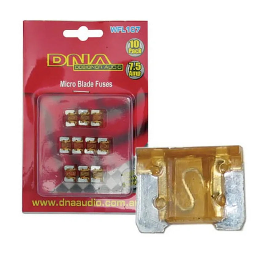 WFL107 - DNA BLADE-SICHERUNGEN MIKRO 7.5 AMP FLACH PROFIL SICHERUNG ATT (10 STÜCK)