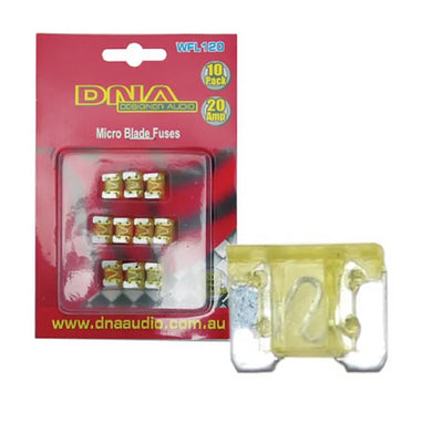 WFL120 - DNA BLADE FUSES MICRO 20 AMP FUSE LOW PROFILE FUSE ATT (10 PACK)