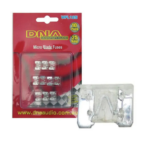 DNA WFL125 - BLADE FUSES MICRO 25 AMP FUSE LOW PROFILE FUSE ATT (10 PACK)