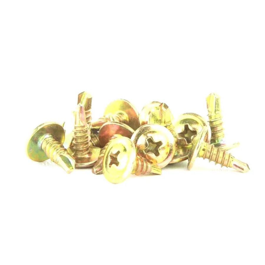DNA SCREW BUTTON HEAD SELF DRILLING GOLD 8G 12MM (100 PACK)