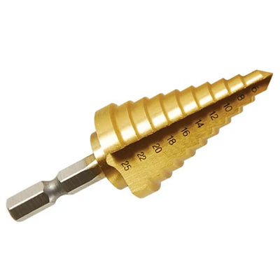 DNA WUB625 - TOOL STEP DRILL 6 - 25MM  10 STEPS TITANIUM COATED