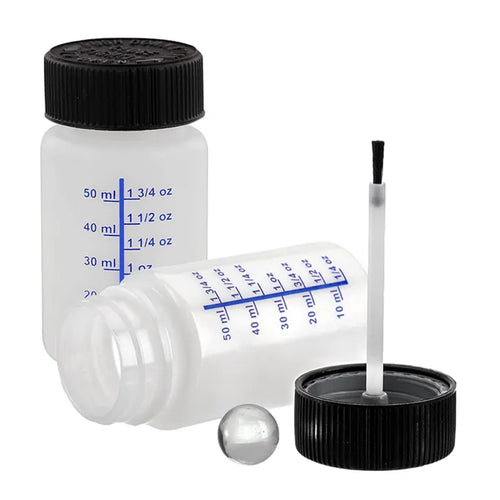 FORMULA PS.TOUCHUP - IWATA 2SPRAY TOUCH-UP BOTTLE WITH BRUSH & BALL-BEARING 50ML - 50PK
