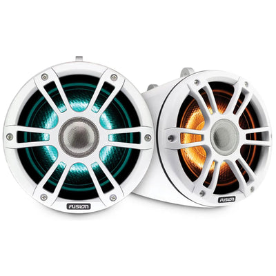 FUSION 6.5" Tower Speaker White with CRGBW Lighting SG-FLT652SPW