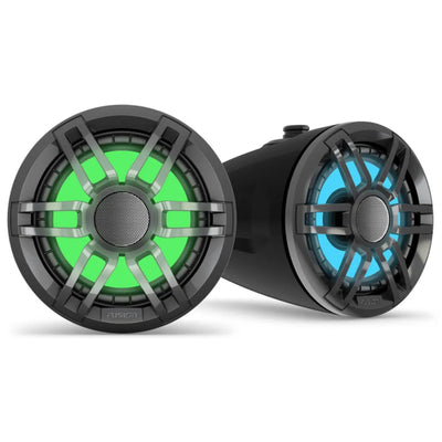 010-02583-01 - FUSION 6.5" 200W XS SERIES SPORTS MARINE WAKE TOWER SPEAKERS GREY XS-FLT652SPB
