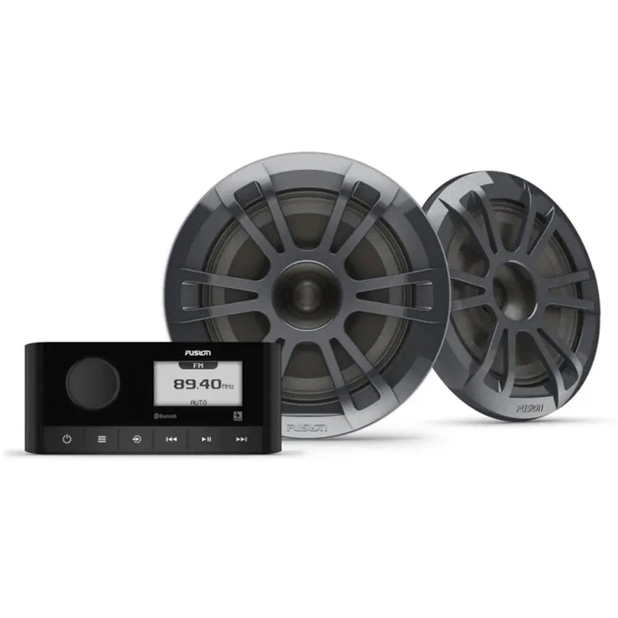 FUSION MARINE STEREO KIT MS-RA60 WITH EL SPORTS SPEAKERS
