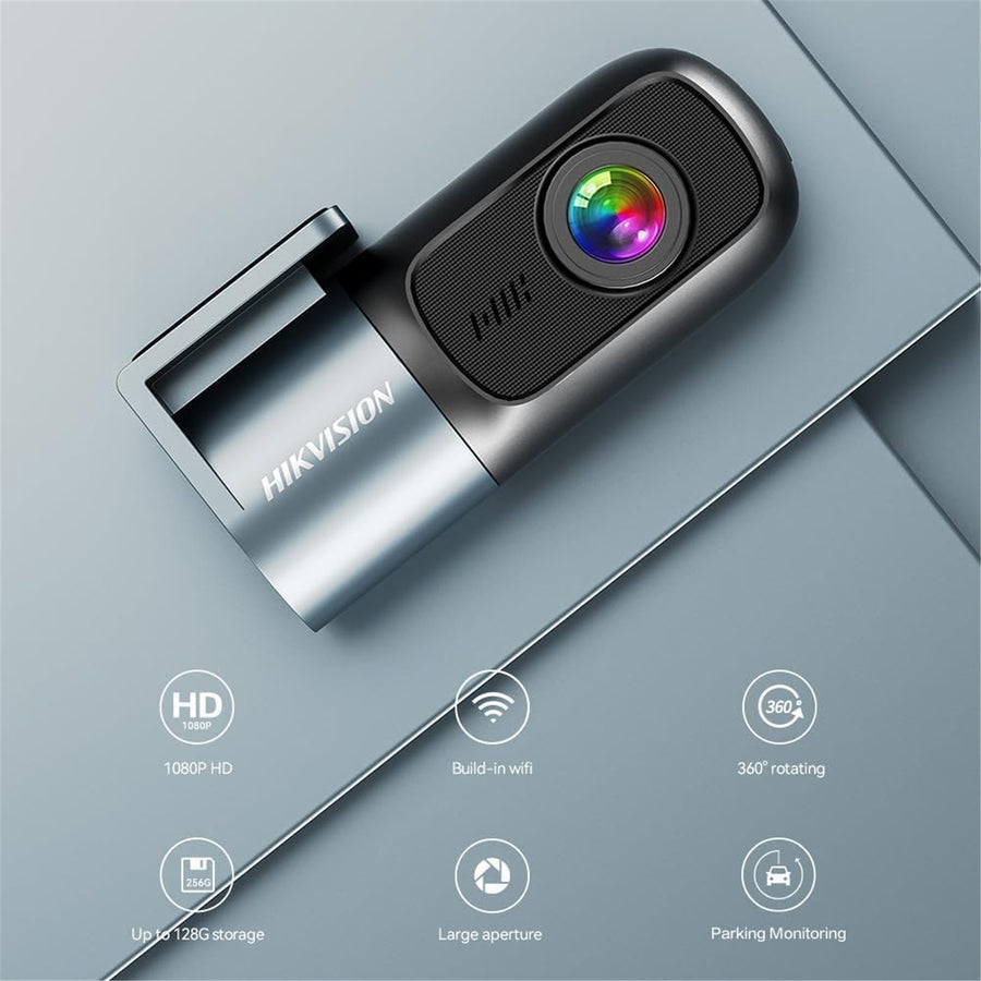 HIKVISION D1 PRO Dashcam 1440P High Resolution - 2 Way Audio- Build-in WiFi