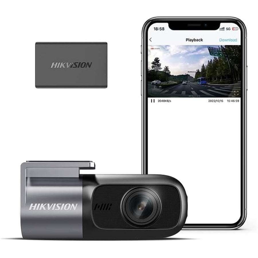 HIKVISION D1 PRO Dashcam 1440P High Resolution - 2 Way Audio- Build-in WiFi