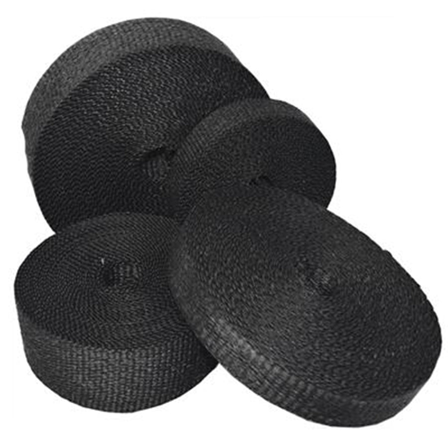 324100 - HEATSHIELD HEADER / EXHAUST WRAP 4" X 30M ROLL BLACK