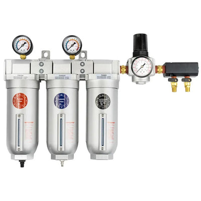 PS.PCCR3S - IWATA 2SPRAY 3 STAGE FILTER WITH REGULATOR & TWIN OUTLETS