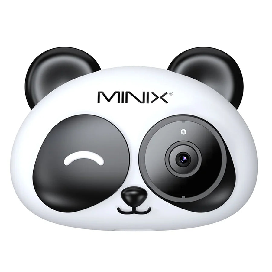 MINIX CA520 Wireless CarPlay with 1080P Baby Cam for iPhone Only (Not Compatible with Android Auto), 1080P Rear Seat Baby Monitor, Night Vision, 150° Wide View, Low Latency for Factory Wired CarPlay