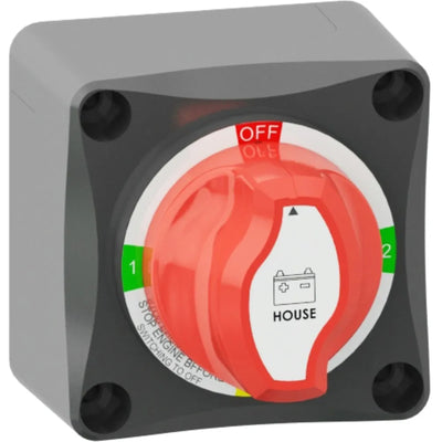 Powertech 4 Position Battery Isolator Switch with AFD