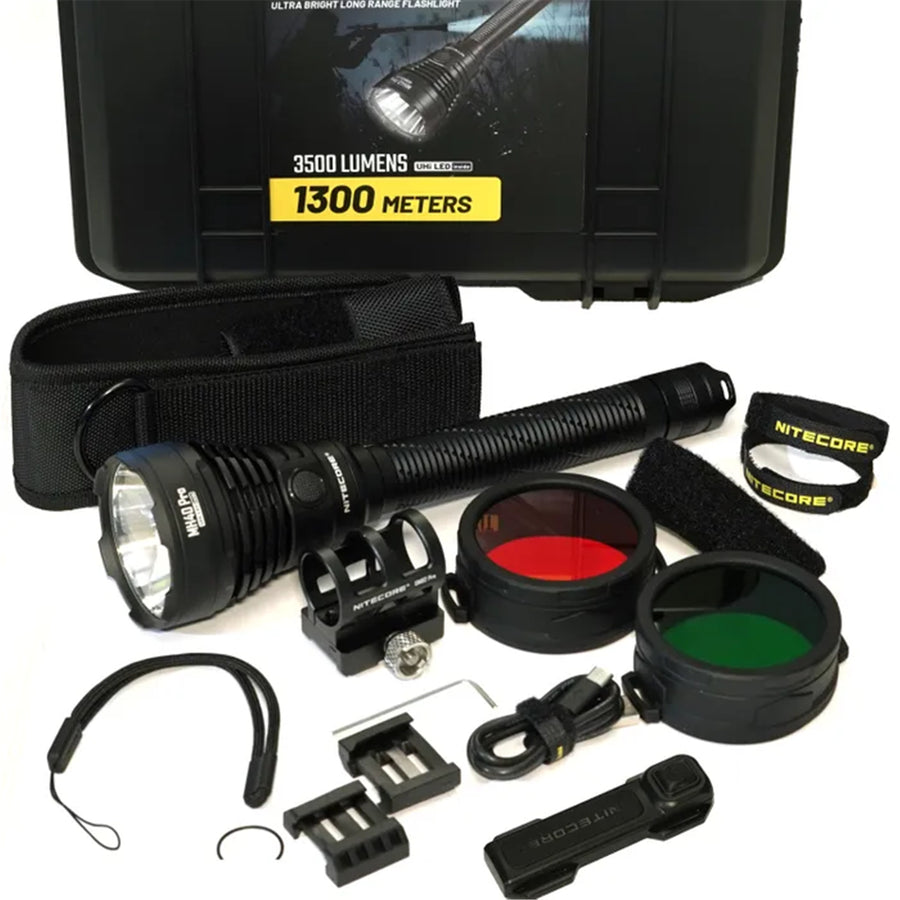 MH40PROKIT - NITECORE MH40 PRO 3500 LUMEN HUNTING KIT WITH GM02 PRO