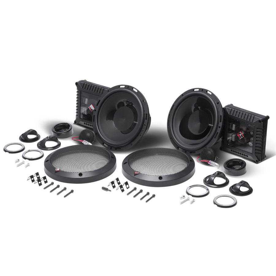 Rockford Fosgate Power T1650-S Power Componet T1 System 6.5" Euro Fit 2-Way, 80W RMS / 160W Peak