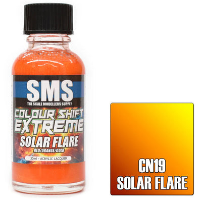 SMS AIRBRUSH PAINT 30ML COLOUR SHIFT EXTREME SOLAR FLARE ACRYLIC LACQUER SCALE MODELLERS SUPPLY